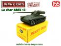 Le char AMX 13 en miniature Dinky Toys France n°80C de 1958 au 1/55e