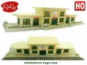 La grande gare ferroviaire en miniature de Gégé au HO HO