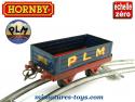 Le wagon tombereau PLM bleu en miniature Hornby échelle zéro 0 O