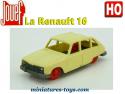 La Renault 16 jaune en voiture miniature par Jouef au H0 HO 1/87e
