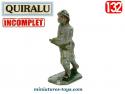 La figurine en métal du soldat français des années 1940 par Quiralu au 1/32e
